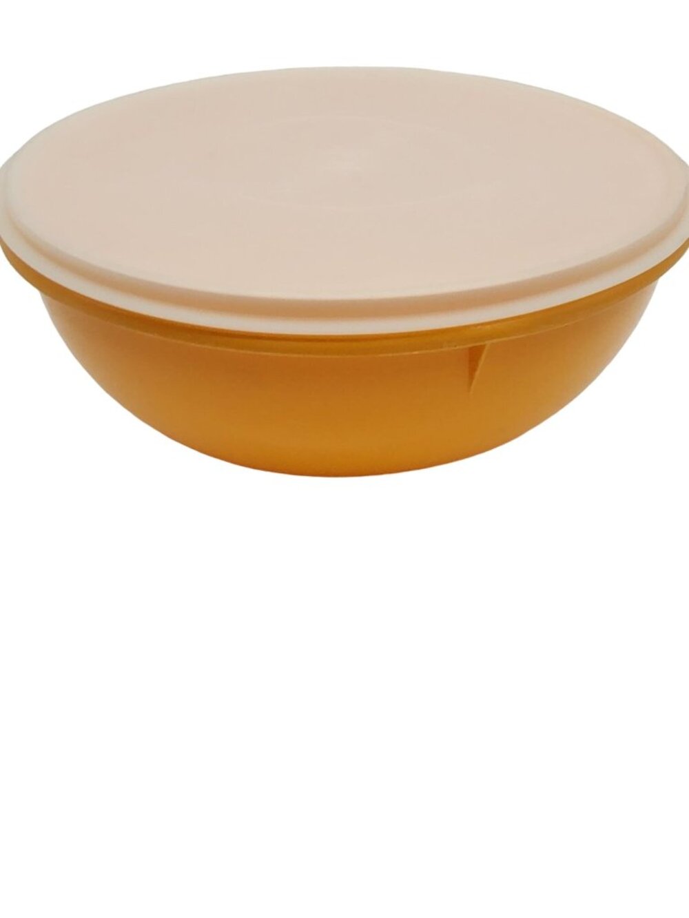 Tupperware Vintage Butterscotch fix n Mix Bowl